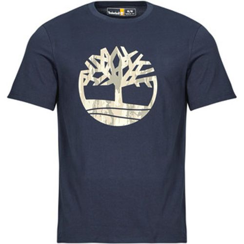 Camo Tree Logo Short Sleeve Tee men's T shirt in - Timberland - Modalova