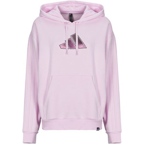 Holiday Graphic 3-Stripes Oversized Hoodie women's Sweatshirt in - Adidas - Modalova