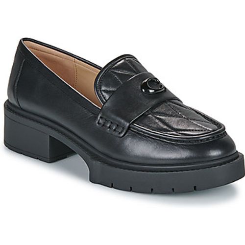 LEAH QUILTED LEATHER LOAFER women's Loafers / Casual Shoes in - Coach - Modalova