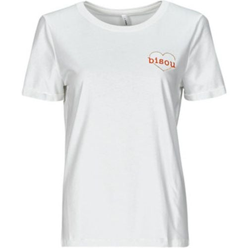 ONLBEATE LIFE S/S HEART TOP CS JRS women's T shirt in - Only - Modalova