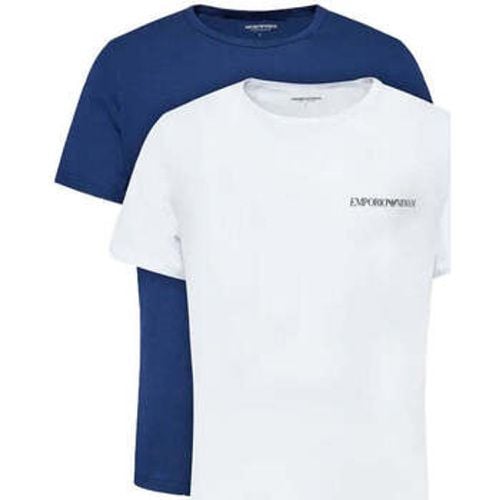 Lounge 2 Pack Crew T-Shirts /Blue men's in - Emporio Armani - Modalova