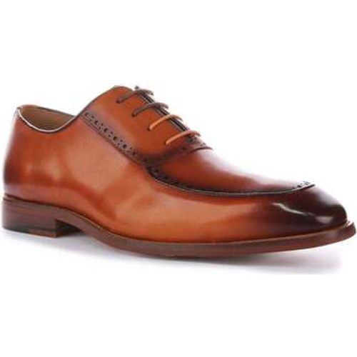 Mens Lace up Oxford Brogues Tan Leather Smart Business Shoes men's Slip-ons (Shoes) in - Justinreess England - Modalova