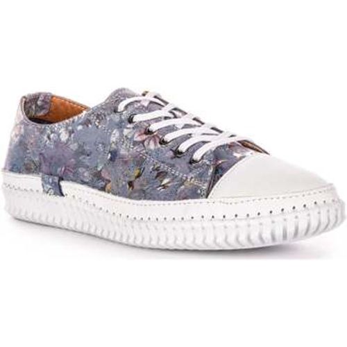 Womens Slip On Floral Leather Shoes women's Trainers in - Justinreess England - Modalova