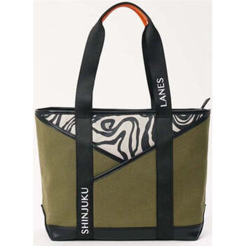 Origami Pocket Tote - Khaki Terrain Print women's in - Shinjuku Lanes - Modalova