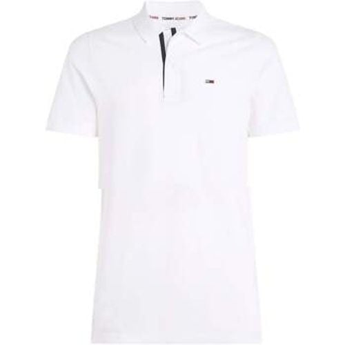 Slim Flag Placket Polo Shirt men's in - Tommy Jeans - Modalova