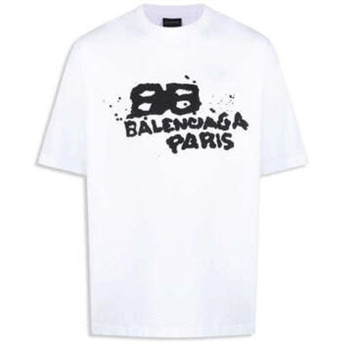 Men's Paris Printed T-Shirt men's in - Balenciaga - Modalova