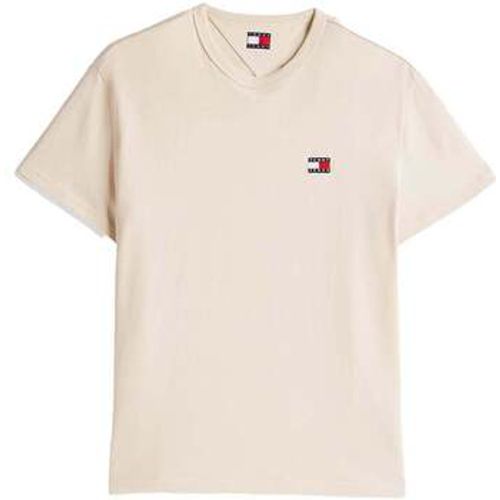 Reg Logo Badge T-Shirt Newsprint men's in - Tommy Jeans - Modalova