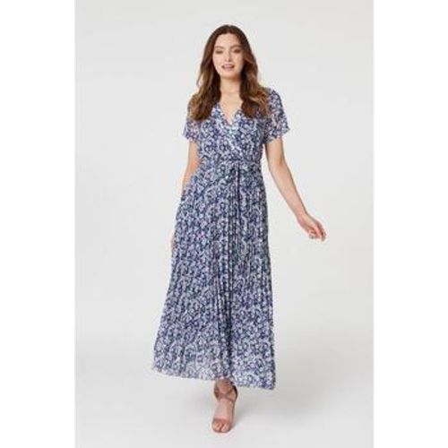 Floral Wrap Pleated Maxi Dress women's in - Izabel London - Modalova
