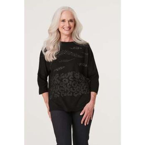 Embellished 3/4 Sleeve Top women's in - Izabel London - Modalova
