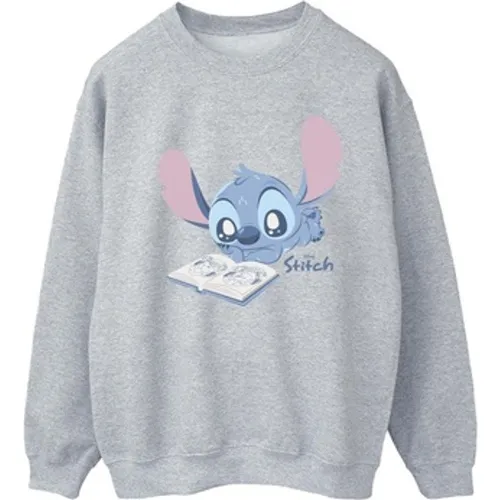 Lilo & Stitch Reading Lying Down women's Sweatshirt in - Lilo & Stitch - Modalova