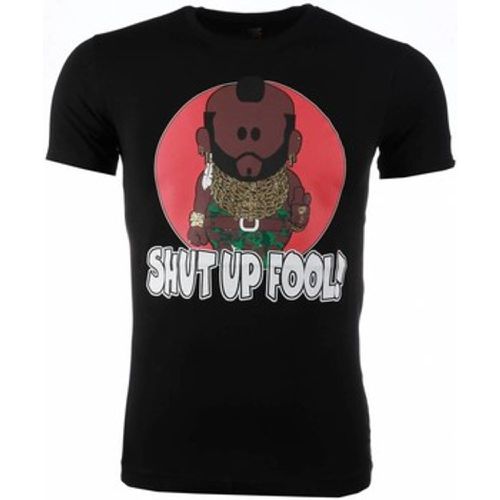 T-Shirt Ateam Mr.T Shut Up Fool Print - Local Fanatic - Modalova