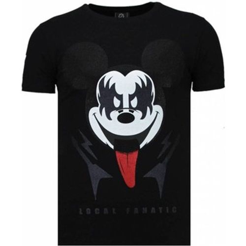 T-Shirt Kiss My Mickey Strass - Local Fanatic - Modalova