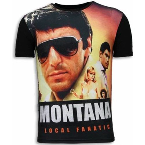 T-Shirt Tony Montana Digital Strass - Local Fanatic - Modalova
