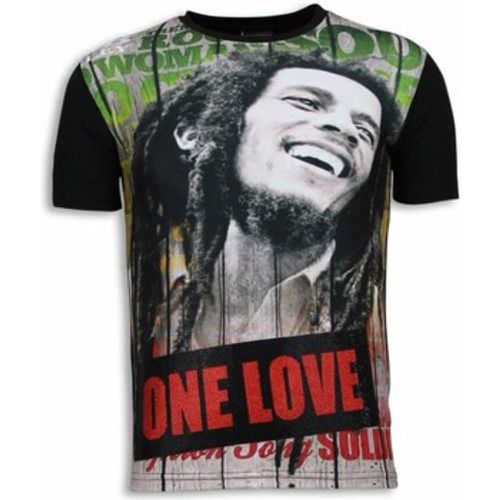 T-Shirt Bob Marley One Love Strass - Local Fanatic - Modalova