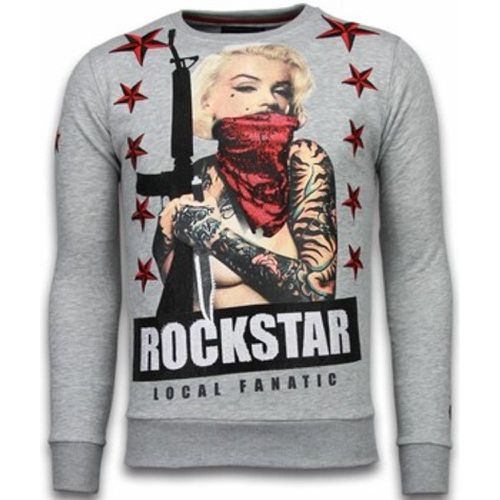 Sweatshirt Marilyn Rockstar Strass - Local Fanatic - Modalova