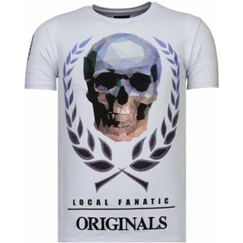 T-Shirt Skull Originals Strass - Local Fanatic - Modalova
