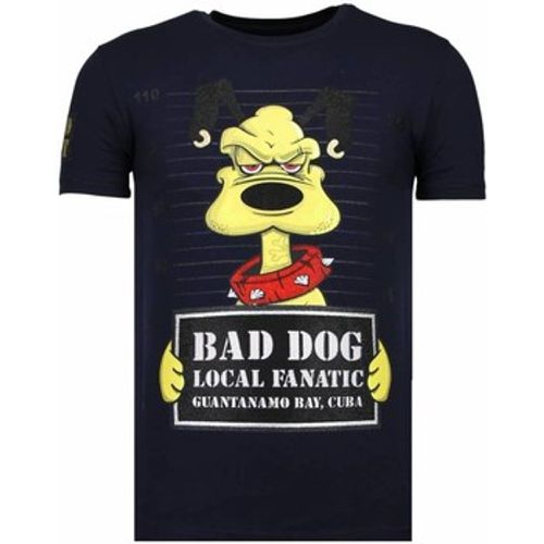 T-Shirt Bad Dog Strass - Local Fanatic - Modalova