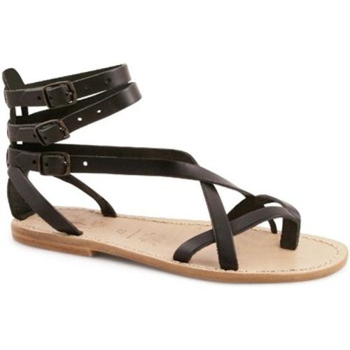 Sandalen 564 D NERO LGT-CUOIO - Gianluca - L'artigiano Del Cuoio - Modalova