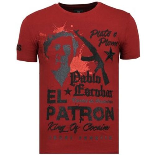 T-Shirt El Patron Pablo Strass - Local Fanatic - Modalova