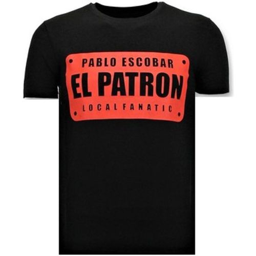 T-Shirt Pablo Escobar El Patron - Local Fanatic - Modalova