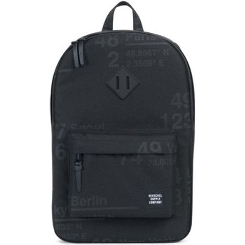 Rucksack Heritage Mid-Volume Site/Black Rubber - Herschel - Modalova