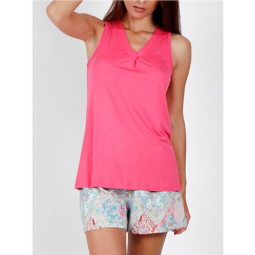 Pyjamas/ Nachthemden Pyjama-Shorts Tanktop Colored Diamonds rosa - Admas - Modalova
