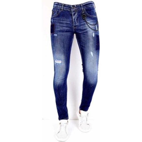 Slim Fit Jeans Jeans Mit Farbspritzern - Local Fanatic - Modalova