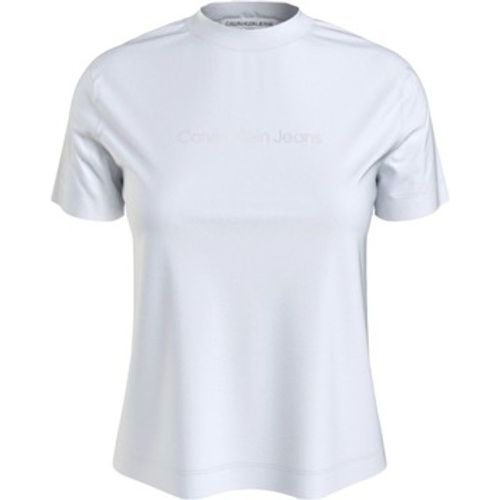 T-Shirt Shrunken institutional tee - Calvin Klein Jeans - Modalova