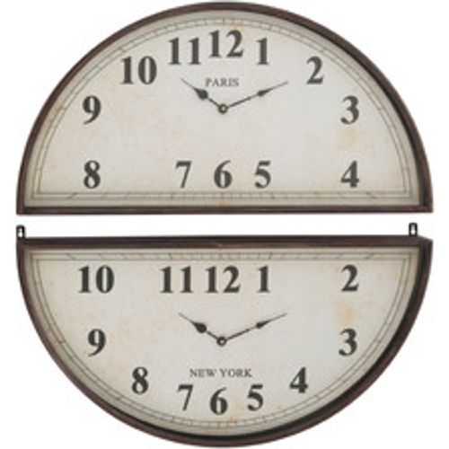Uhren HORL 2P PARIS NEW YORK MET BR (74x7.5x77cm) - J-line - Modalova