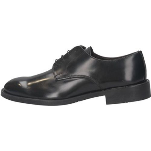 Herrenschuhe 2642 Derby Mann Schwarzer Lederboden - Made In Italia - Modalova