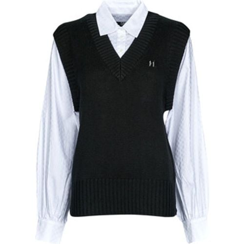 Pullover KNIT VEST W/ POPLIN SHIRT - Karl Lagerfeld - Modalova