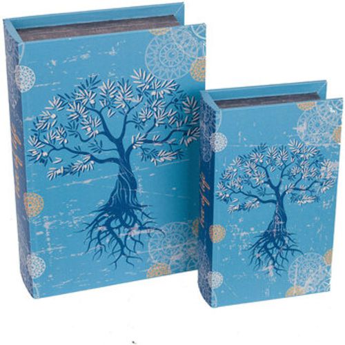 Körbe, Kisten, Regalkörbe Box-Buch-Baum Des Lebens 2 Einheiten - Signes Grimalt - Modalova