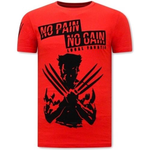 T-Shirt Mit Aufdruck Wolverine X Man - Local Fanatic - Modalova