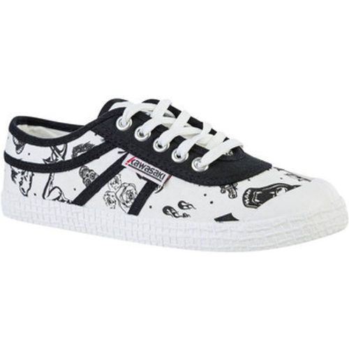 Sneaker Tattoo Canvas Shoe K202420 1002 White - Kawasaki - Modalova