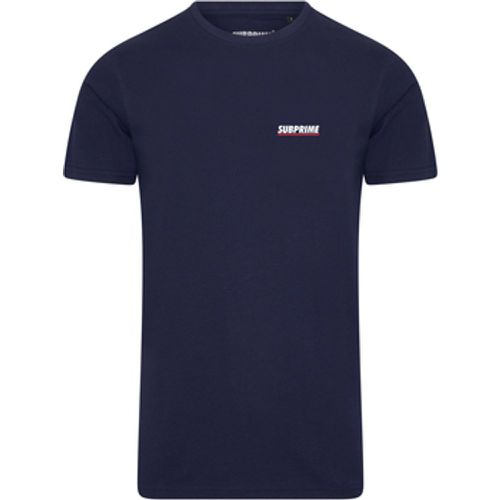 T-Shirt Shirt Chest Logo Navy - Subprime - Modalova