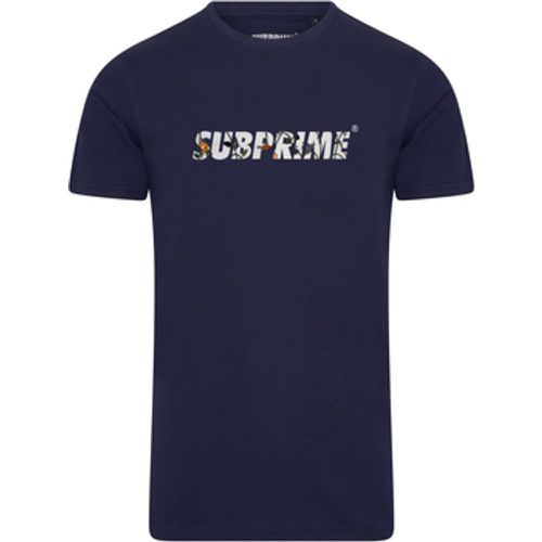 Subprime T-Shirt Shirt Flower Navy - Subprime - Modalova