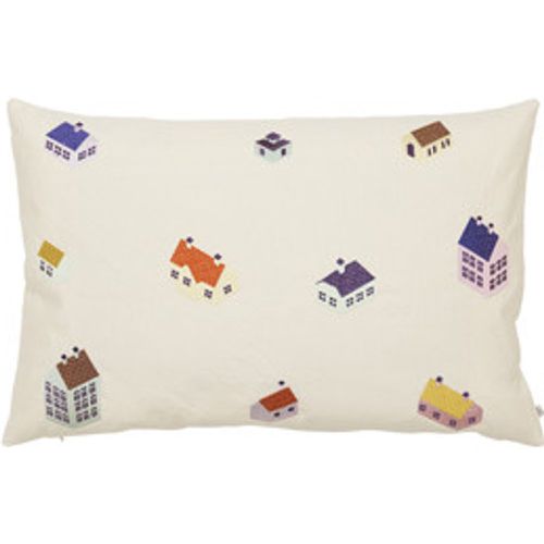 Weihnachtsdekorationen CUSHION COVER 'HOUSE' COTTON - Broste Copenhagen - Modalova