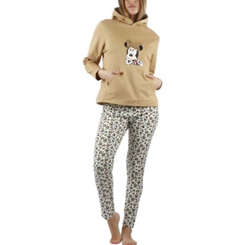 Pyjamas/ Nachthemden Pyjama Outfit Hose Top mit Kapuze Minnie Leopardo Disney - Admas - Modalova