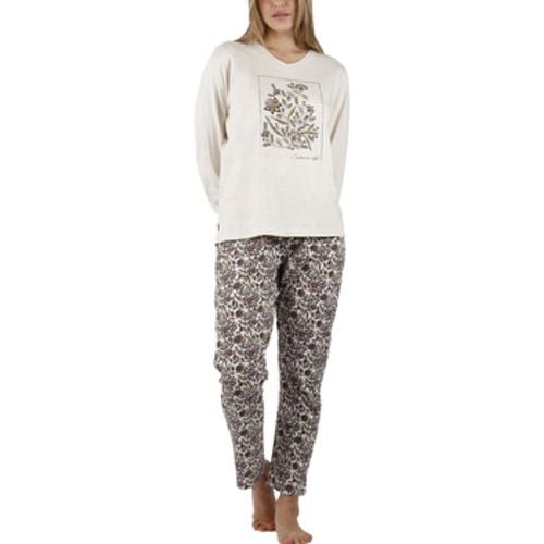 Pyjamas/ Nachthemden Pyjama Hausanzug Hose Top Langarm Cachemire Natura - Admas - Modalova