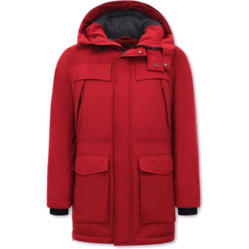 Enos Parkas Winter Mantel Lang Rot In Herrengrößen erhältlich. EU L. Jetzt Winter Mantel Lang von Enos auf Spartoo.de versandkostenfrei bestellen! - 24621879H284 - Modalova