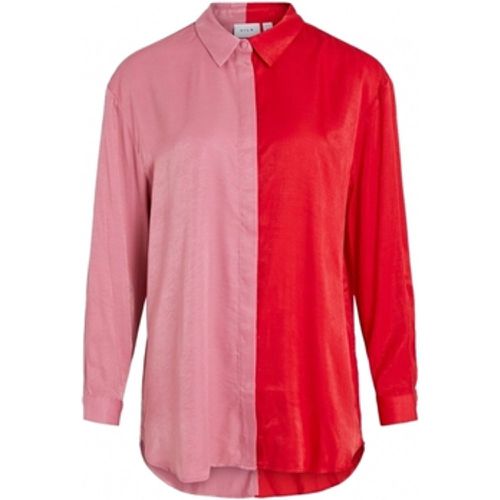 Blusen Shirt Silla L/S - Flame Scarlet - Vila - Modalova
