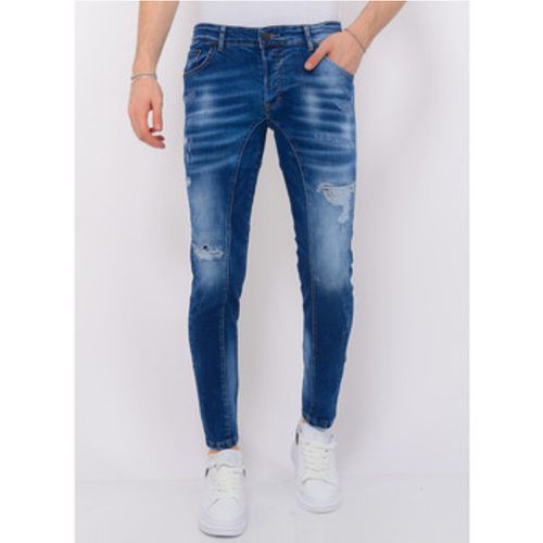 Slim Fit Jeans Distressed Ripped Jeans Slim - Local Fanatic - Modalova