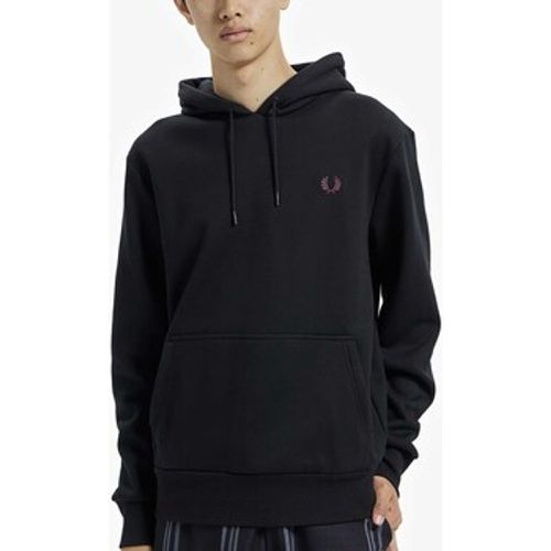 Fleecepullover Felpa Laurel Wreath Hooded Sweat Nero - Fred Perry - Modalova