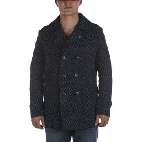 Herrenmantel Cappotto Peacoat Bicolor Blu - V2brand - Modalova