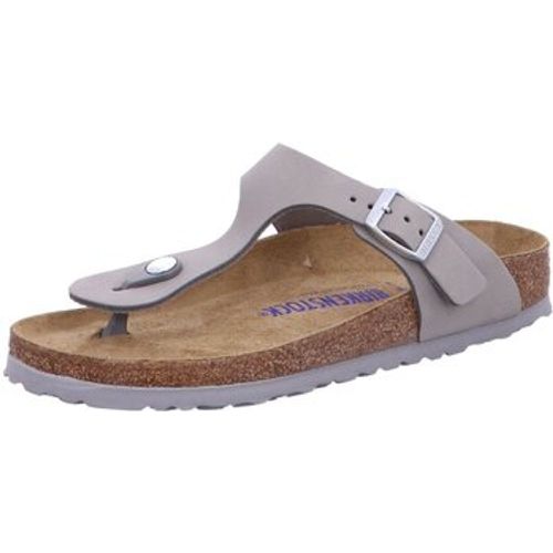 Clogs Pantoletten Gizeh 1024138 dove grey nubuk leather 1024138 - Birkenstock - Modalova