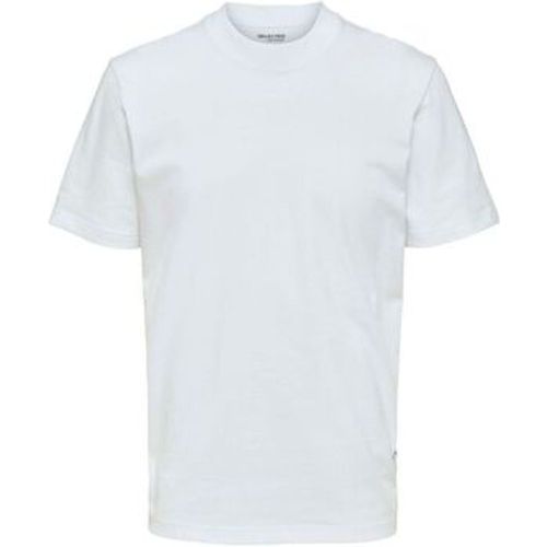 T-Shirts & Poloshirts 16077385 RELAXCOLMAN-BRIGHT WHITE - Selected - Modalova