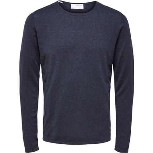 Sweatshirt Rocks Knit Crew Neck Dark Sapphire - Selected - Modalova