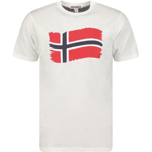 T-Shirt SX1078HGN-WHITE - geographical norway - Modalova