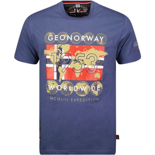 Geo Norway T-Shirt SX1283HGNO-BLUE - Geo Norway - Modalova
