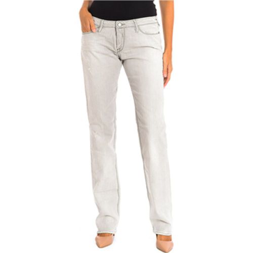 Straight Leg Jeans JFASTRIDW701-GRIS - Le Temps des Cerises - Modalova